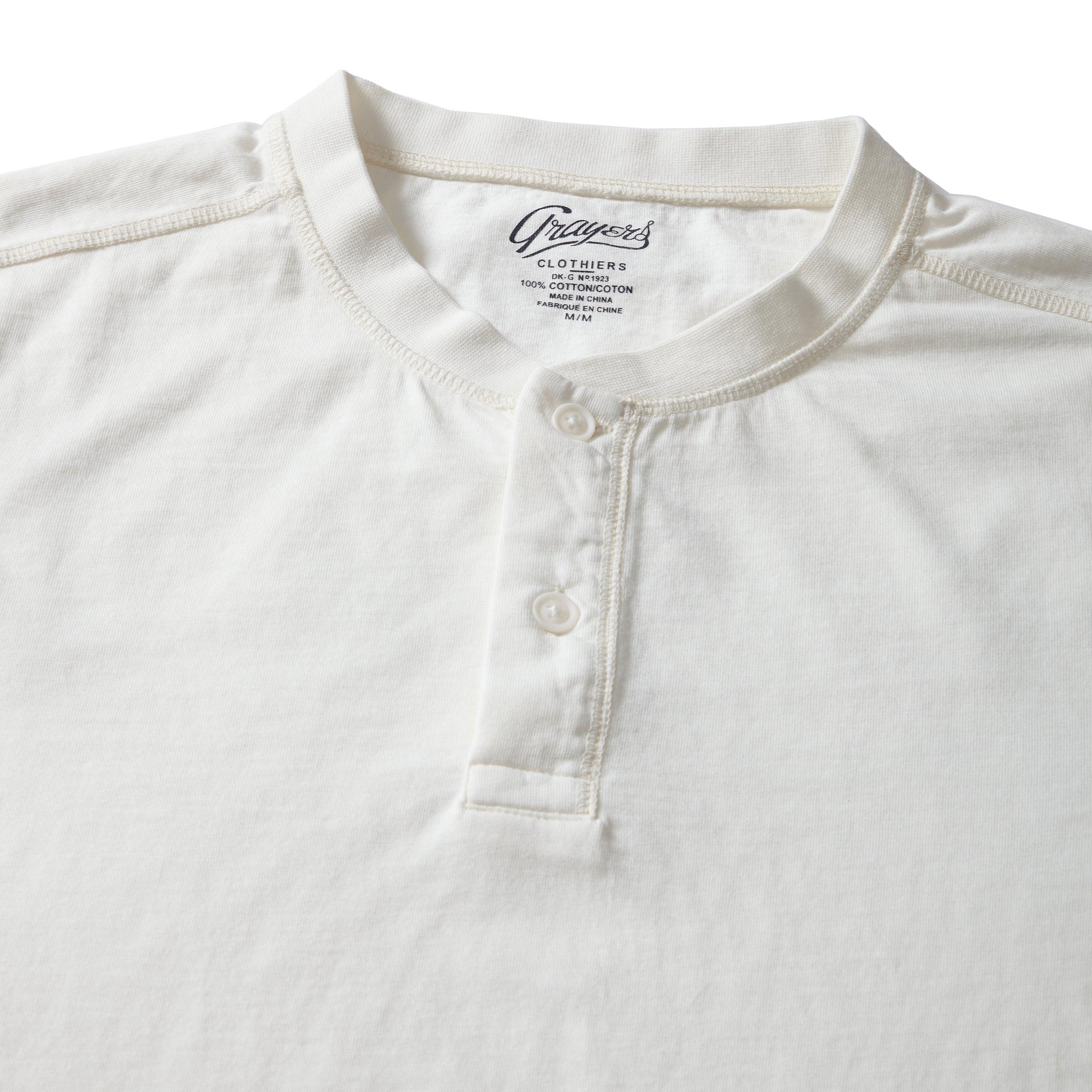 Cooper Short Sleeve Henley - Oatmeal Product Image