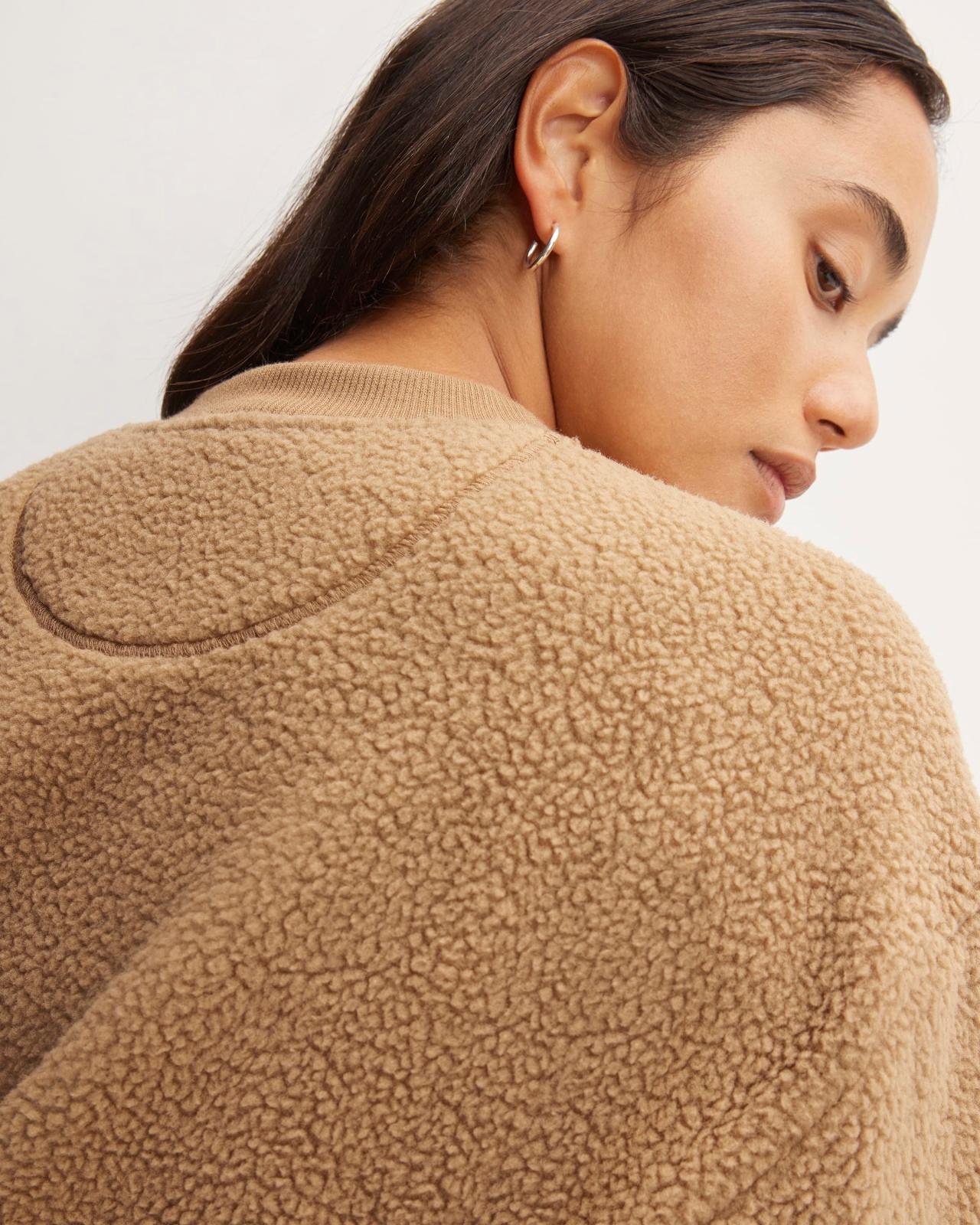 Womens ReNew Fleece Oversized Crew Sweater by Everlane Product Image