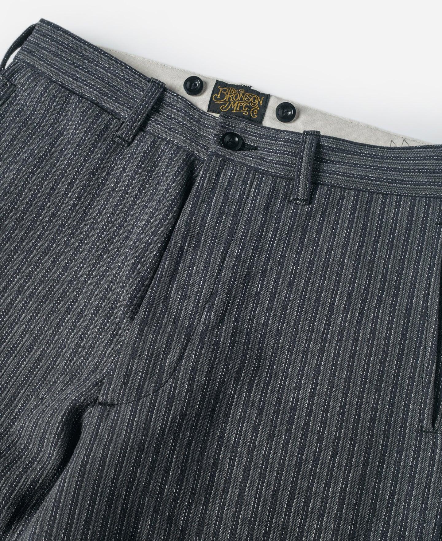 Lot 931 Black & Gray Stripe Pants Product Image