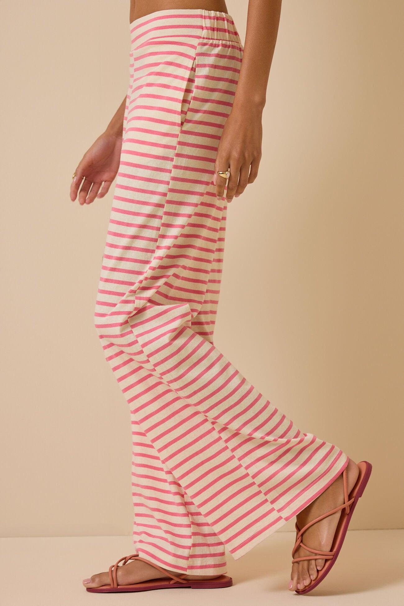 Poppy Stripe Lounge Pants Product Image