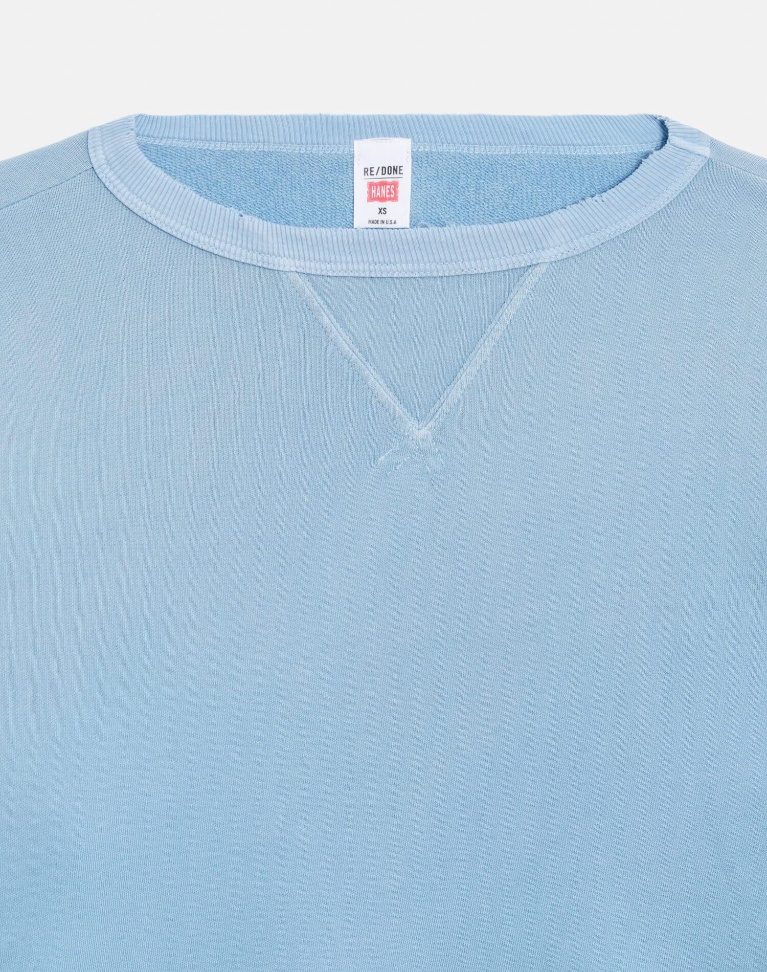 Hanes Boxy Crewneck Sweatshirt - Deep Blue Female Product Image