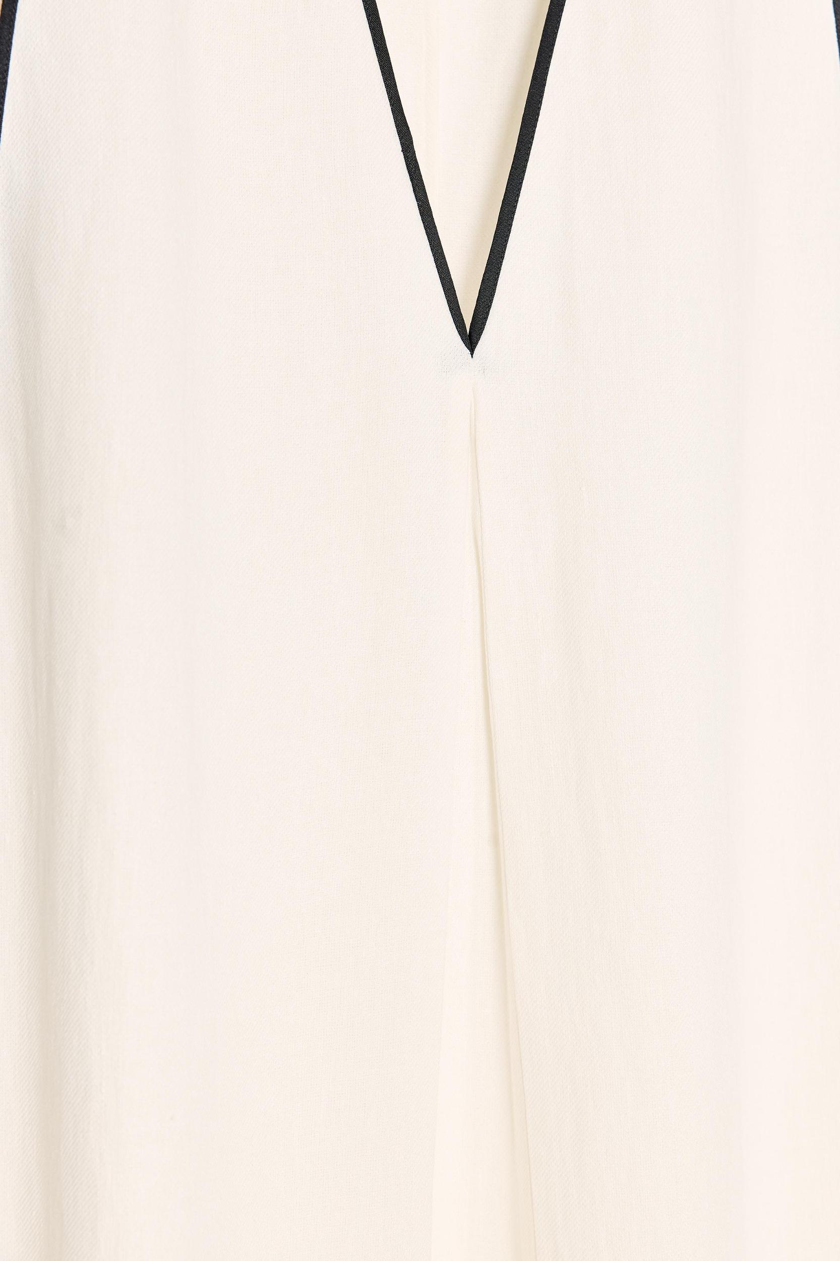 ZW COLLECTION LINEN BLEND DRESS WITH TRIM Product Image