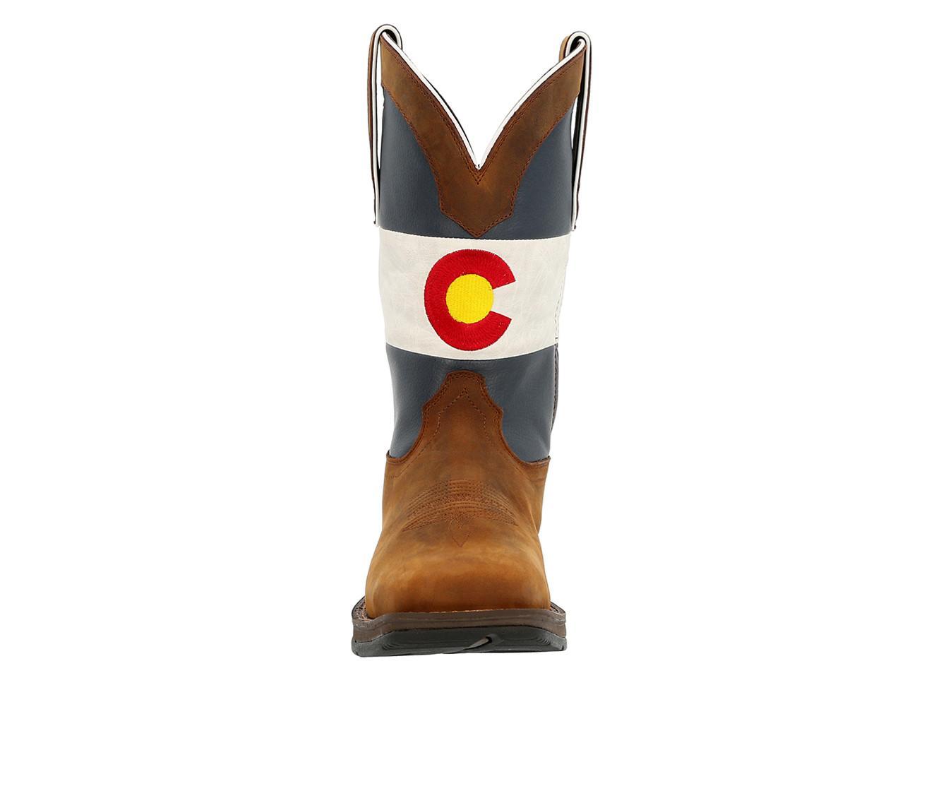 Men's Durango Rebel Colorado Flag Western Boot Product Image