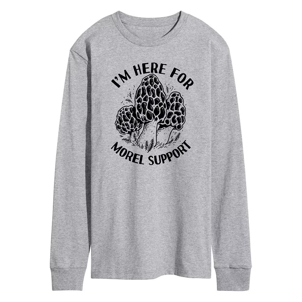 Men's Morel Support Long Sleeve Graphic Tee,  Product Image