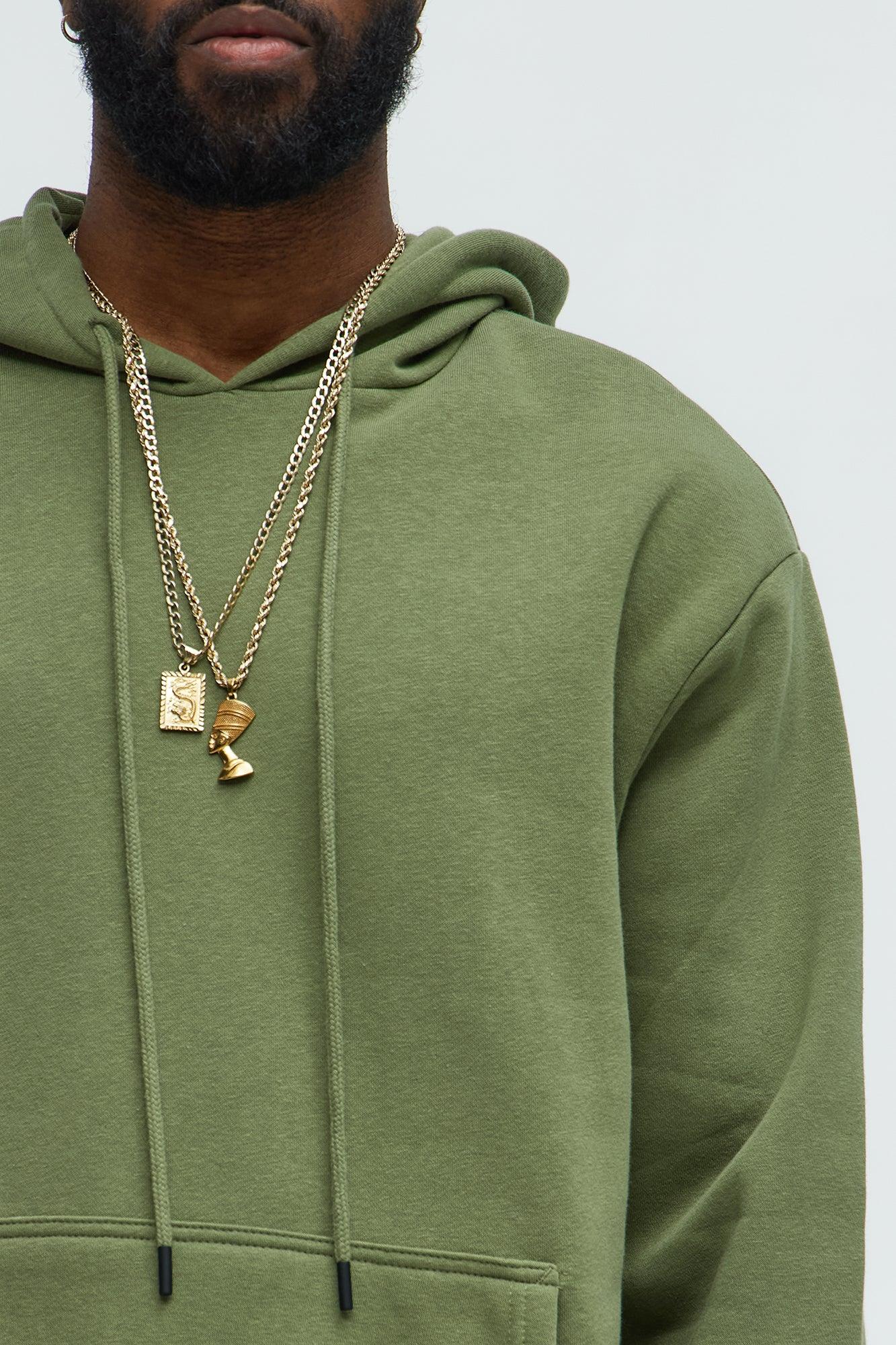 Tyson Hoodie - Olive Product Image