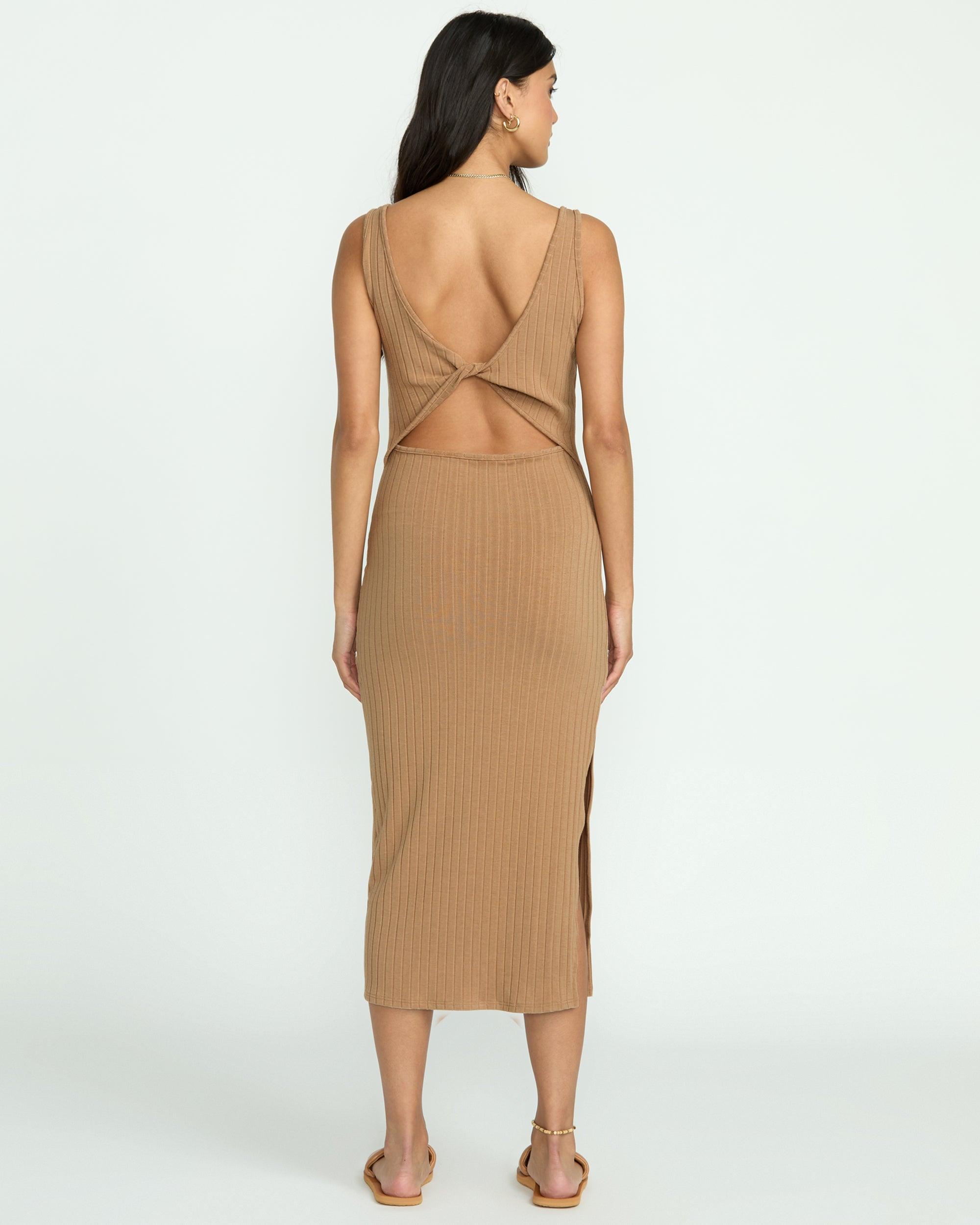 Take A Look Reversible Dress - Rose Brown Female Product Image
