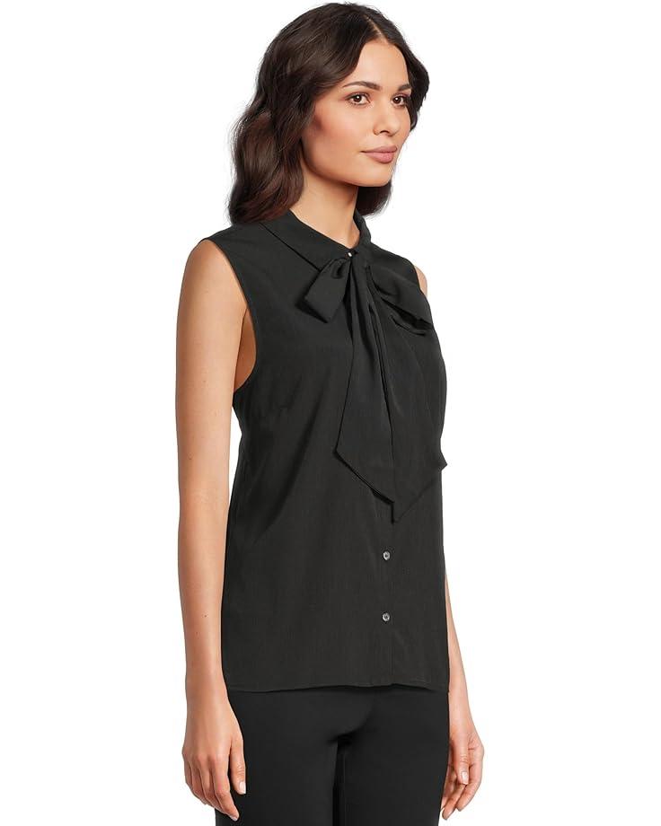 Double Flutter Short Sleeves Hidden Placket Blouse Product Image