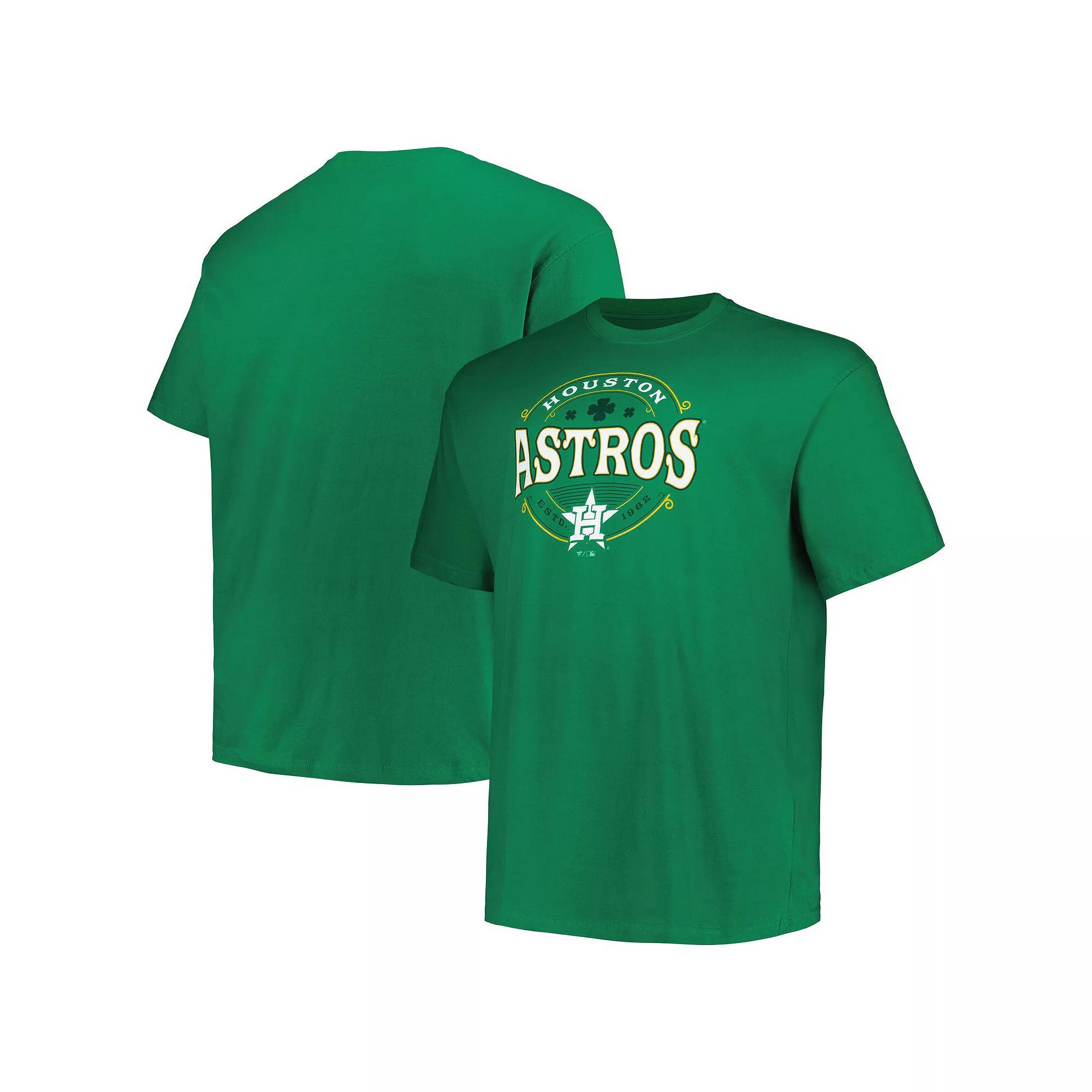 Men's Kelly Green Houston Astros Big & Tall Celtic T-Shirt,  Product Image