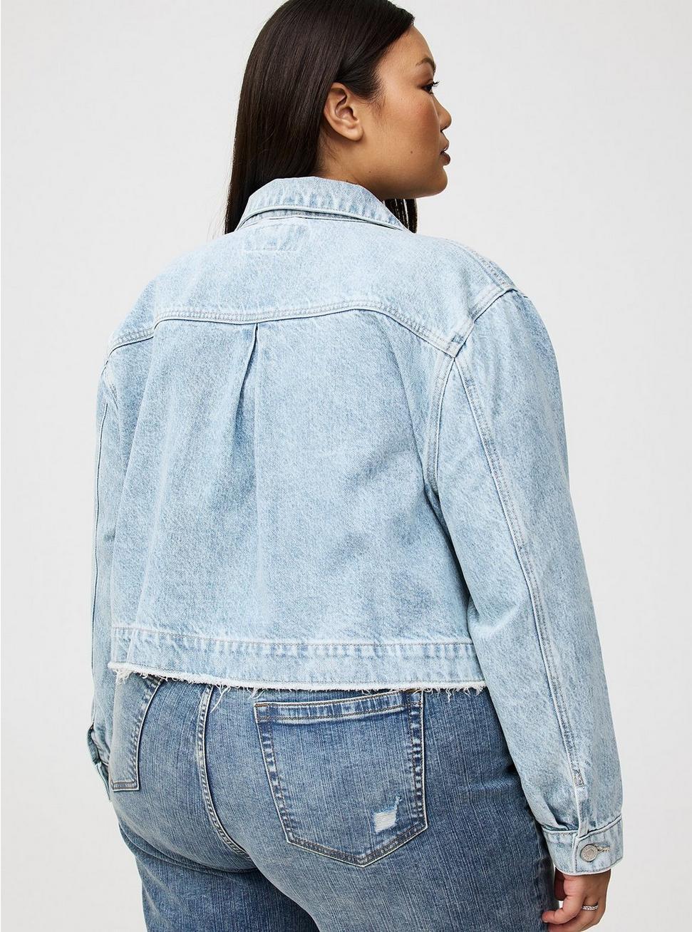 Vintage Denim Trucker Jacket Product Image