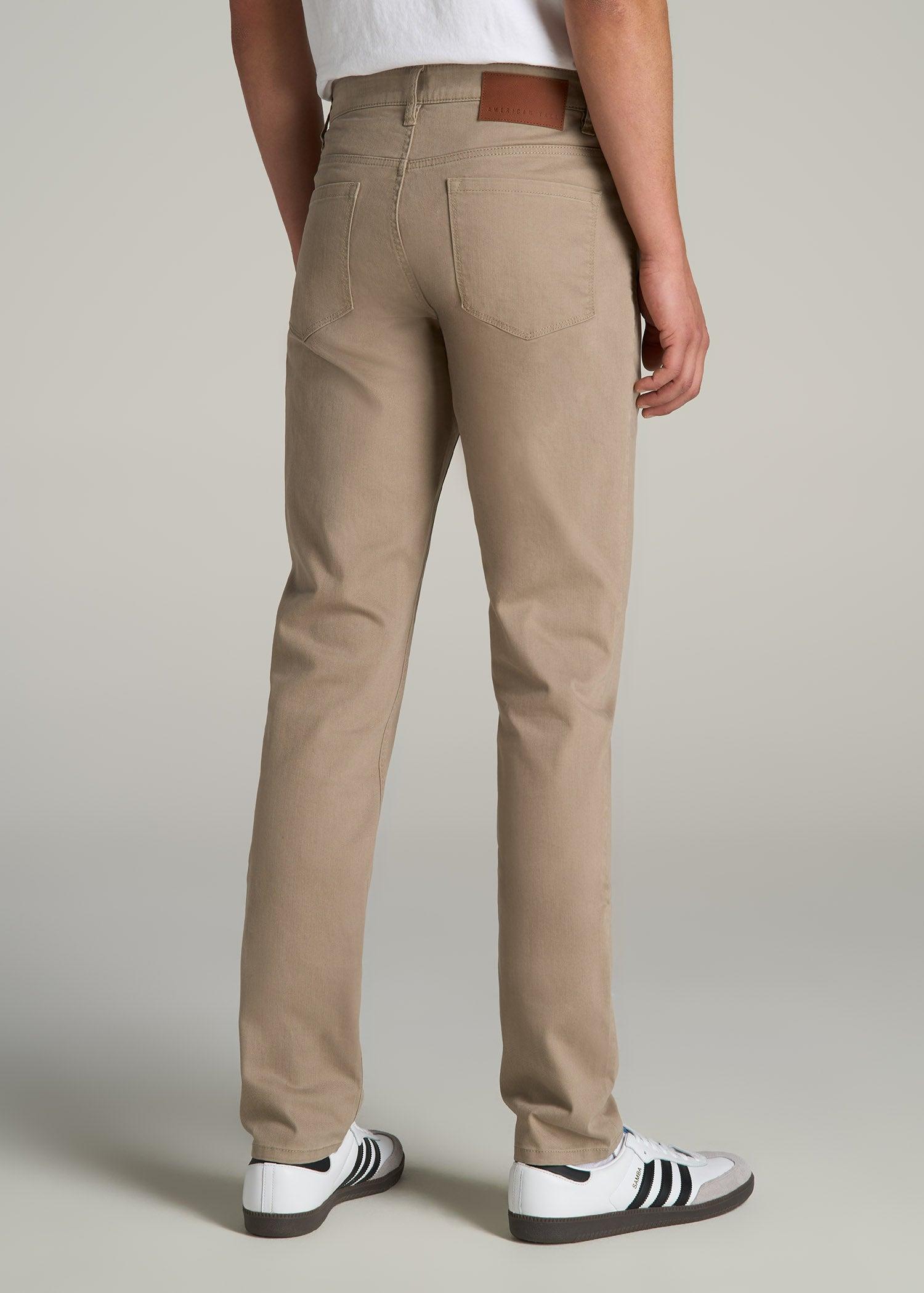 Carman Tapered Fit Colored Jeans for Tall Men in Clay Wash Male Product Image
