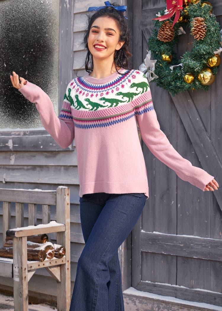 Retro Charm Raglan Sweater Product Image