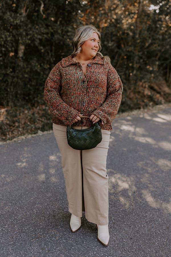 Cinnamon Spice Feels Knit Sweater Product Image