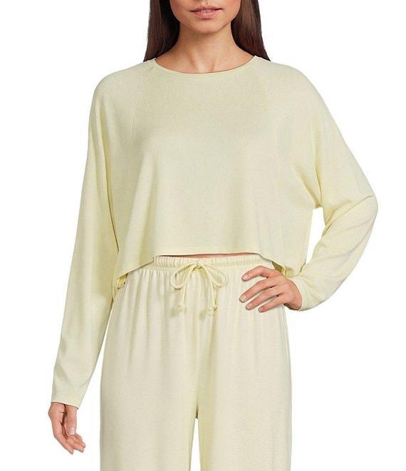 GB Hacci Batwing Cropped Coordinating Pullover Top Product Image
