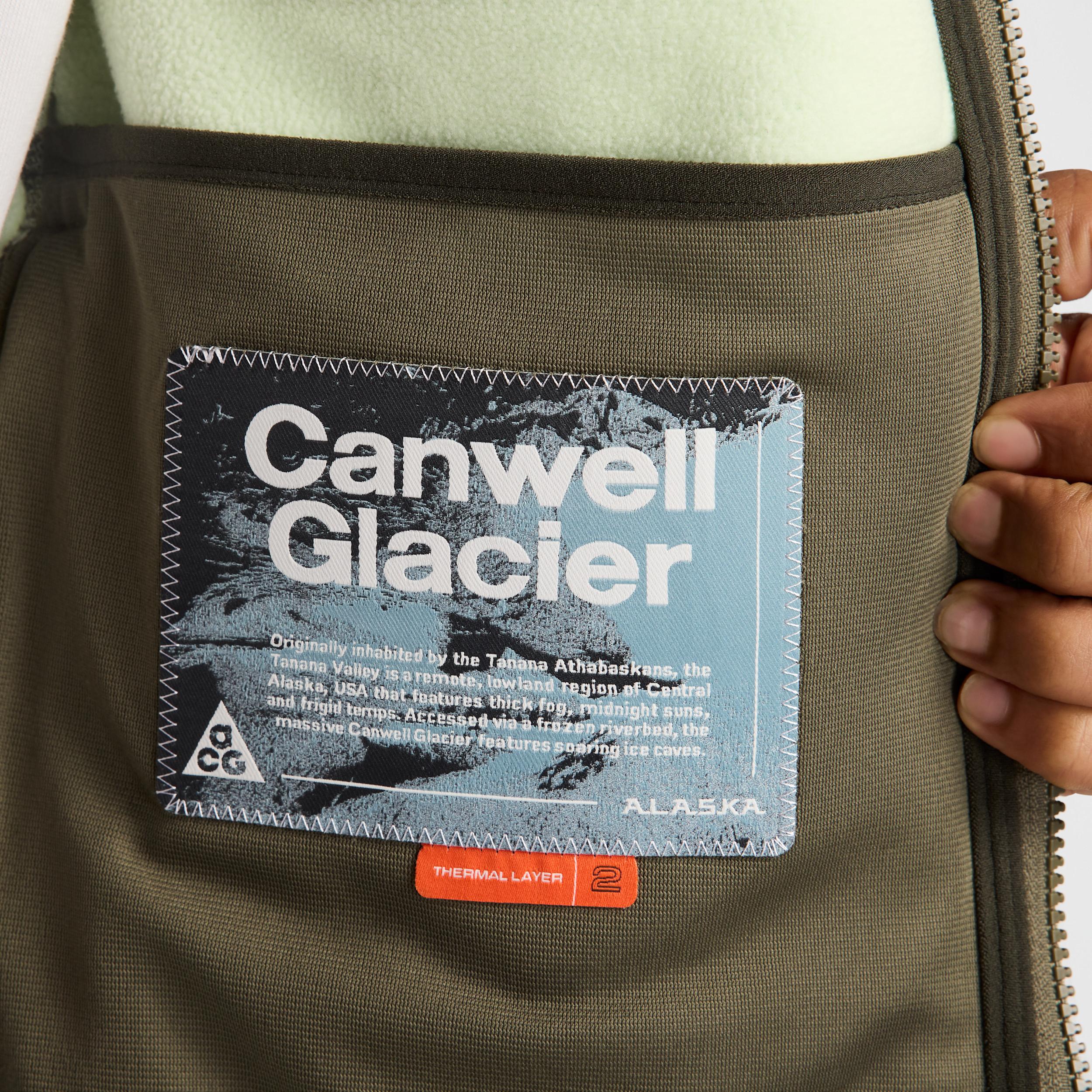 Mens Nike ACG Canwell Glacier Therma-FIT ADV Windproof Jacket | FV8653-222 Product Image