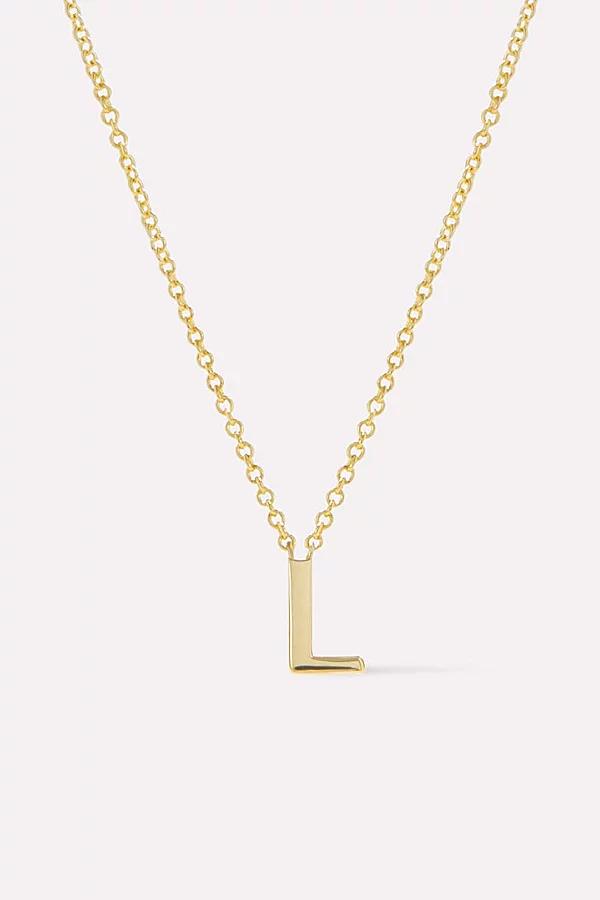 Ana Luisa Gold Letter Initial Necklace, Womens at Urban Outfitters Product Image