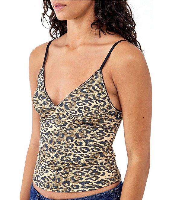 BDG Urban Outfitters Je Taime Leopard Print Camisole Product Image