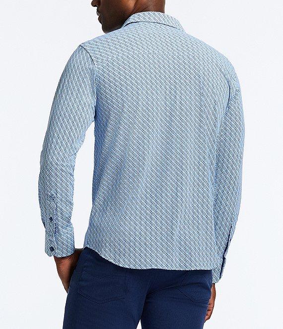 Robert Graham Wilshire Stretch Knit Long Sleeve Woven Shirt Product Image
