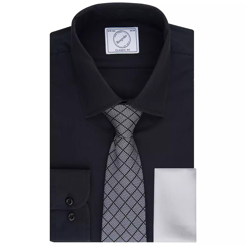 Men's Bespoke Classic-Fit Dress Shirt, Tie & Pocket Square Set,  Product Image