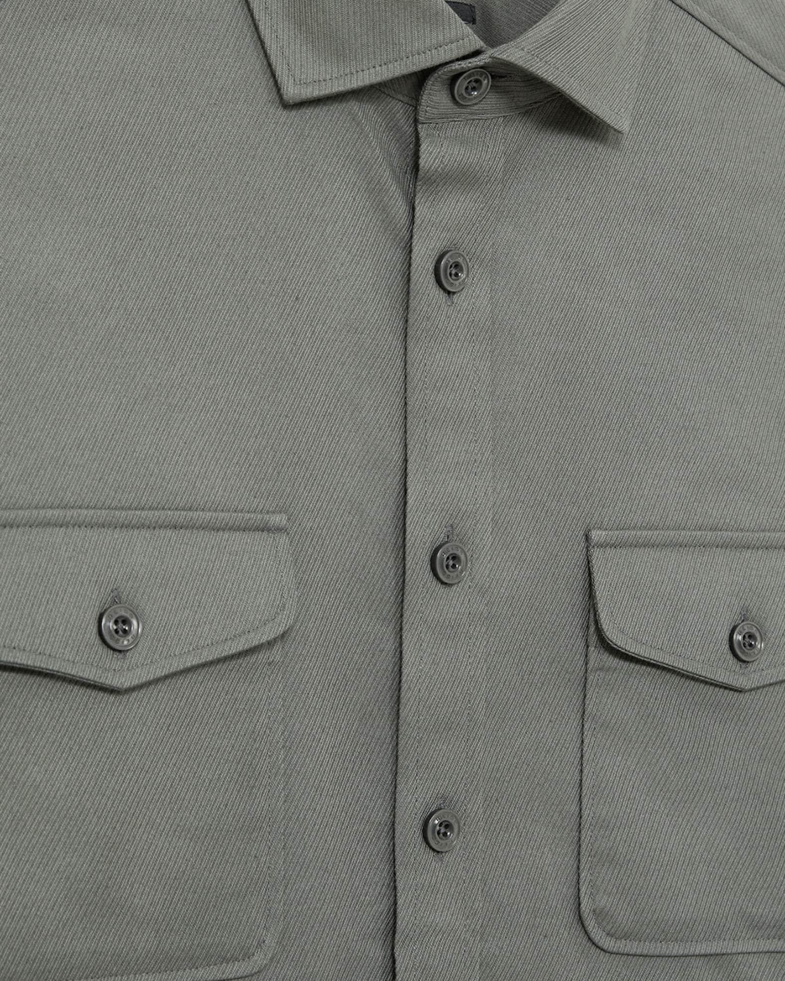Men's Whisper Twill Twin-Pocket Overshirt Product Image