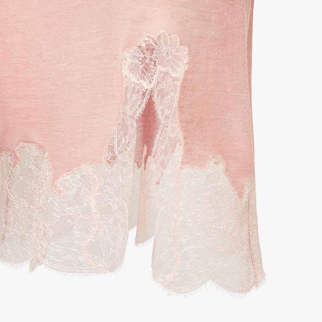 SkirtPink cashmere and silk skirt Product Image