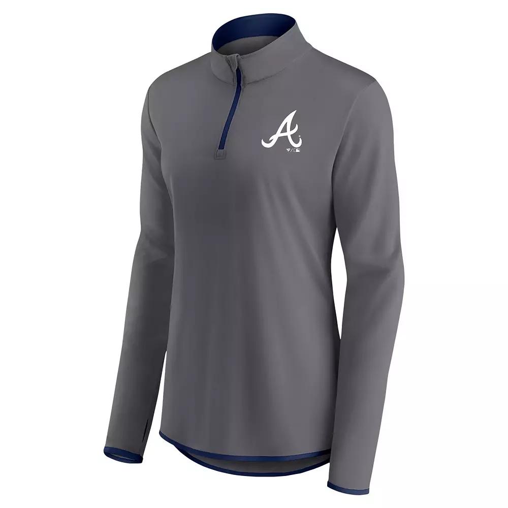 Women's Profile Charcoal Atlanta Braves Plus  Product Image