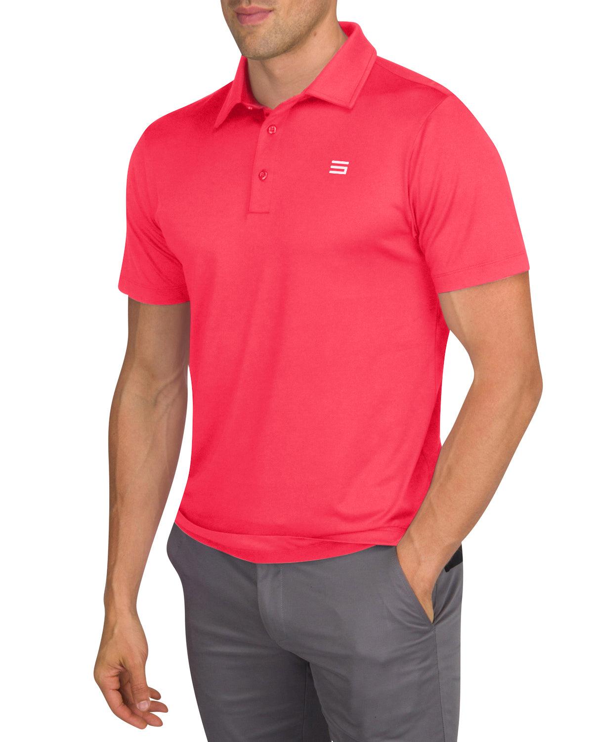 Three Sixty Six Men’s Untucked Golf Polo - The Perfect Length Male Product Image