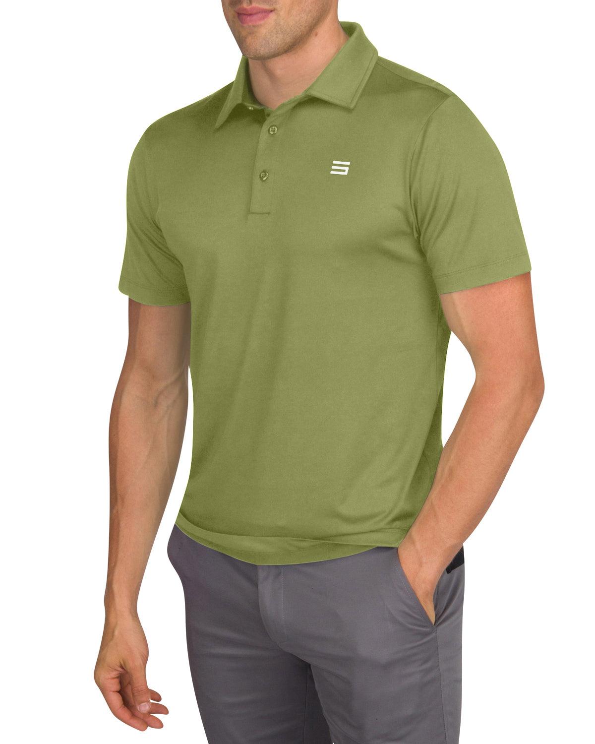 Three Sixty Six Men’s Untucked Golf Polo - The Perfect Length Male Product Image