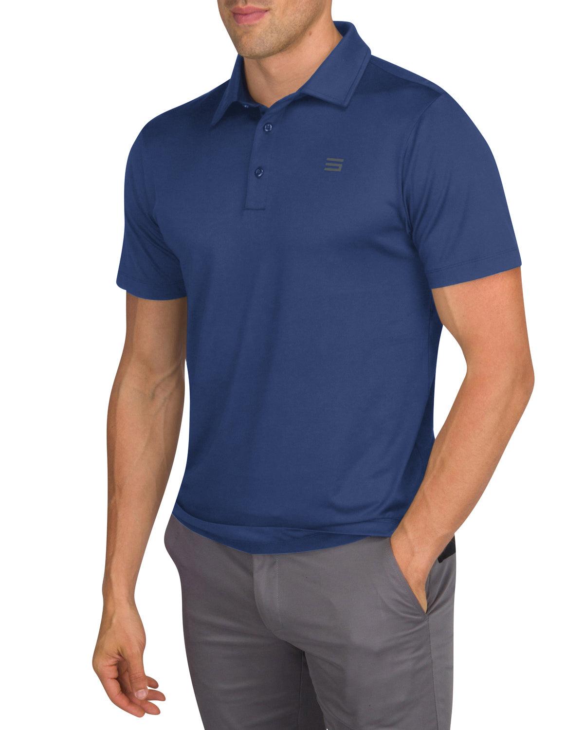 Three Sixty Six Men's Untucked Golf Polo - The Perfect Length Product Image