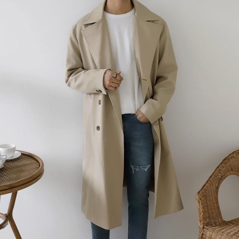 RT No. 2794 LIGHT BROWN TRENCH COAT Product Image