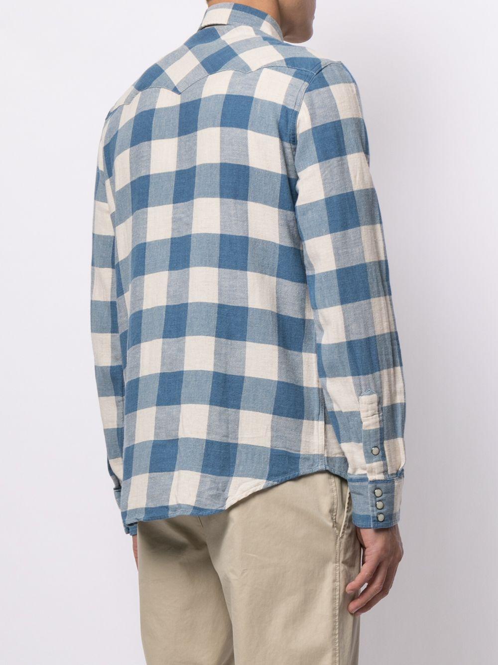 gingham-print shirt Product Image