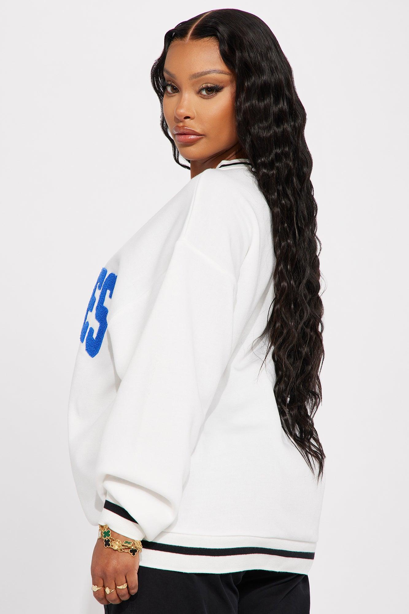 Los Angeles Varsity Sweatshirt - Cream Product Image