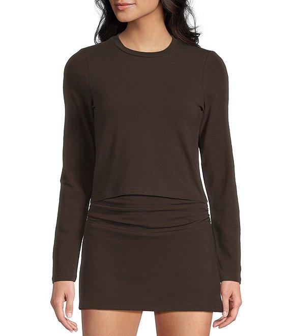 GB Basic Long Sleeve Coordinating Knit Top Product Image