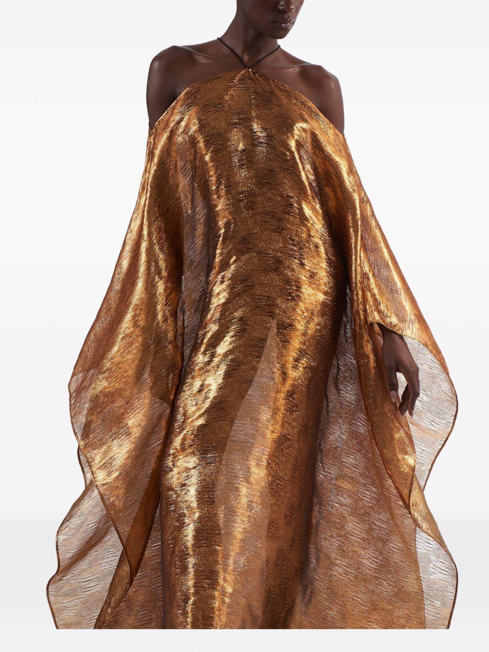 metallic tassel dress Product Image