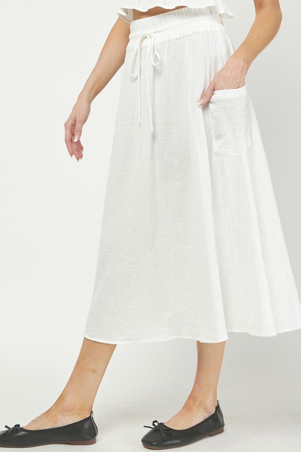 Gauze Maxi Skirt Product Image