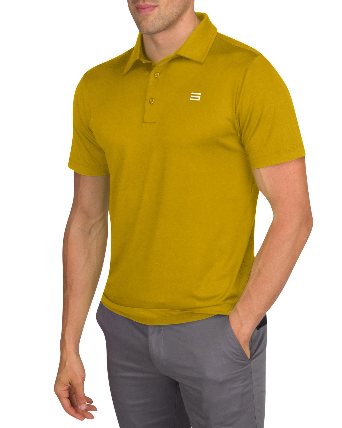 Three Sixty Six Men’s Untucked Golf Polo - The Perfect Length Male Product Image