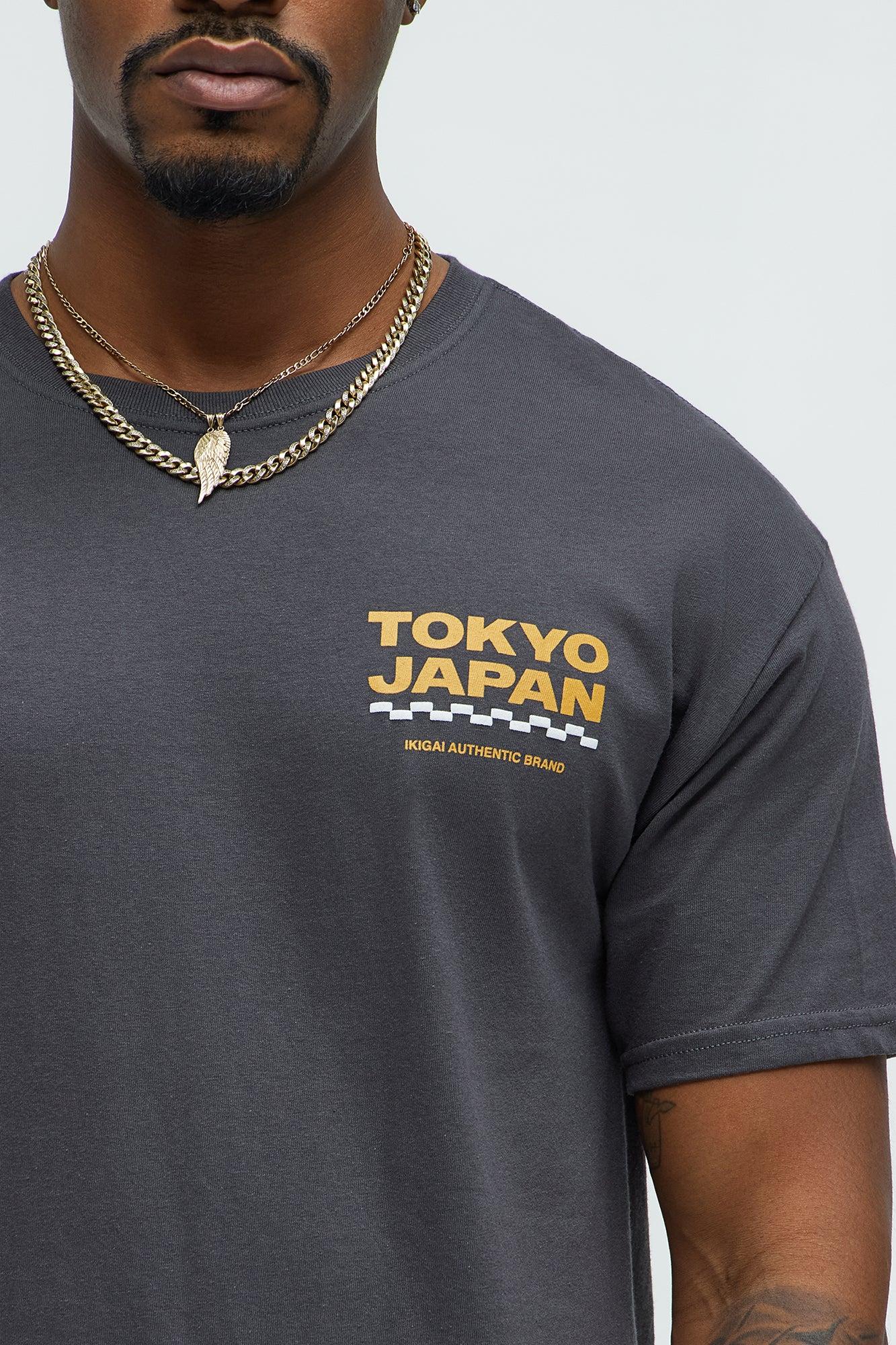 Tokyo Japan Import Short Sleeve Tee - Charcoal Product Image