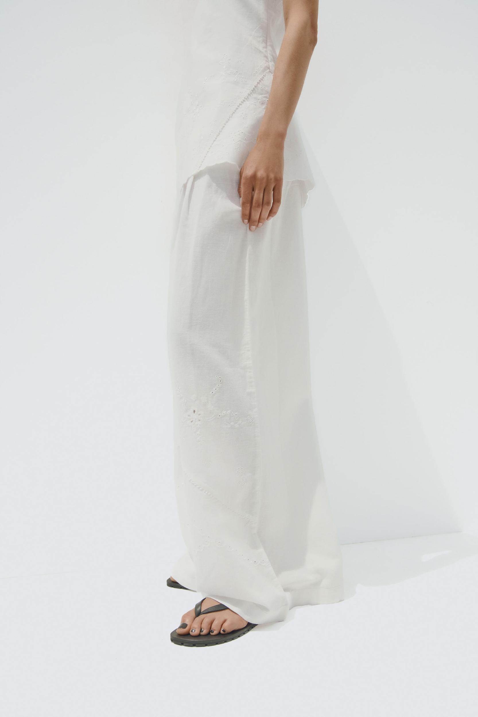 EMBROIDERED PANTS Product Image