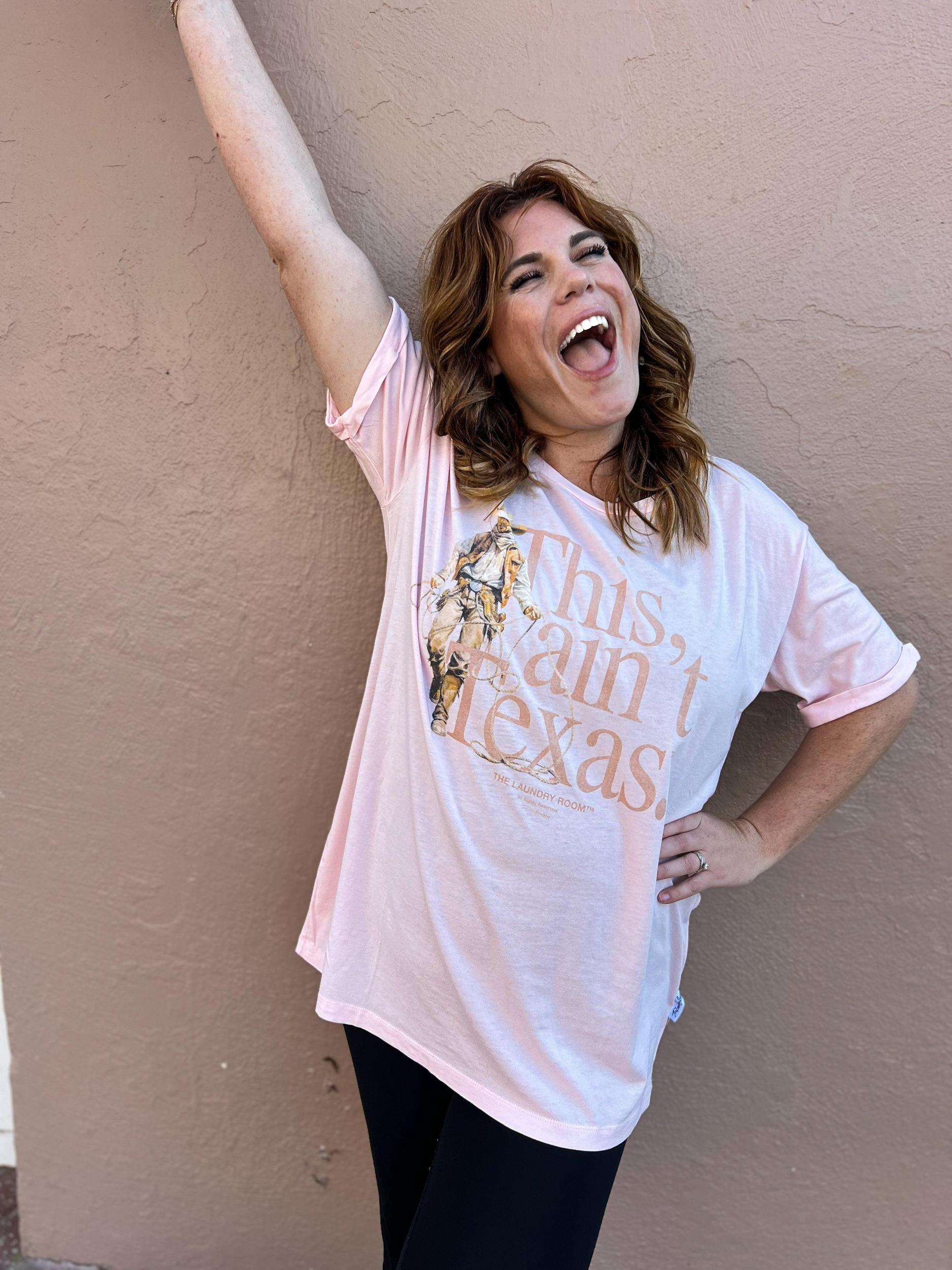 This Ain't Texas Roper Oversized Tee Product Image