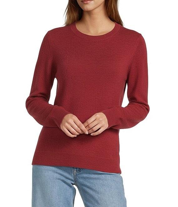 Antonio Melani Luxury Collection Cameron Cashmere Crew Neck Long Sleeve Knit Sweater Product Image