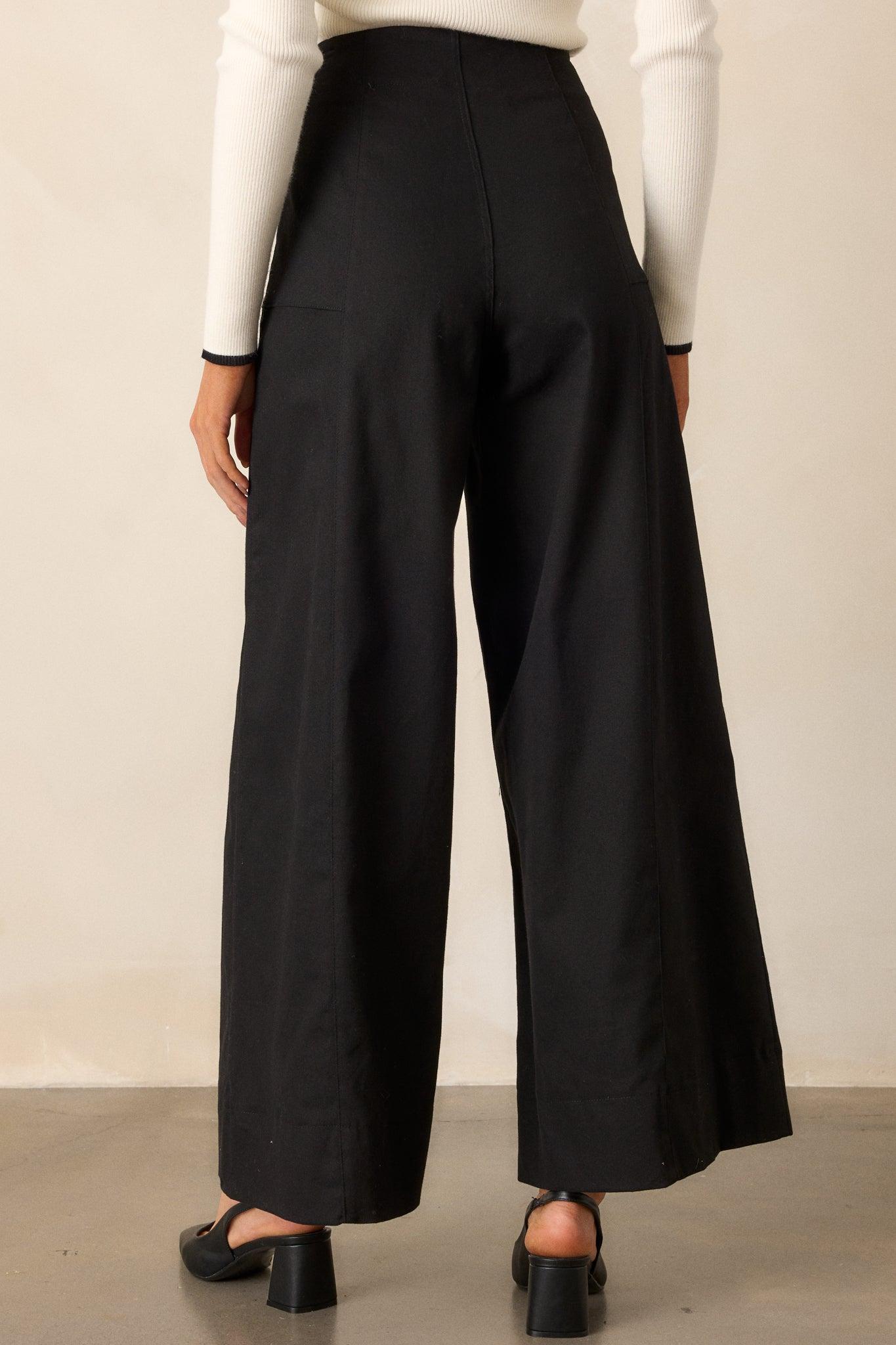 Daylight Glimmer Black Wide Leg Pants Product Image