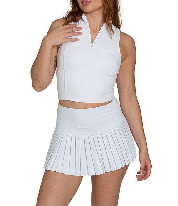 GOLD HINGE Pleated Tennis Mini Skirt Product Image
