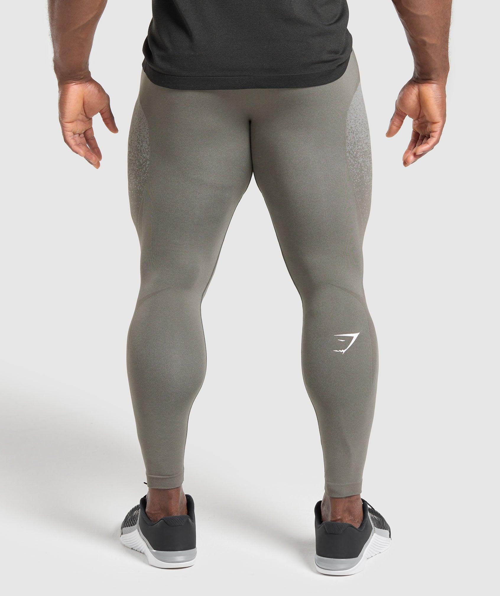 Gymshark Shadow Seamless Tights - Meteor Grey Male Product Image