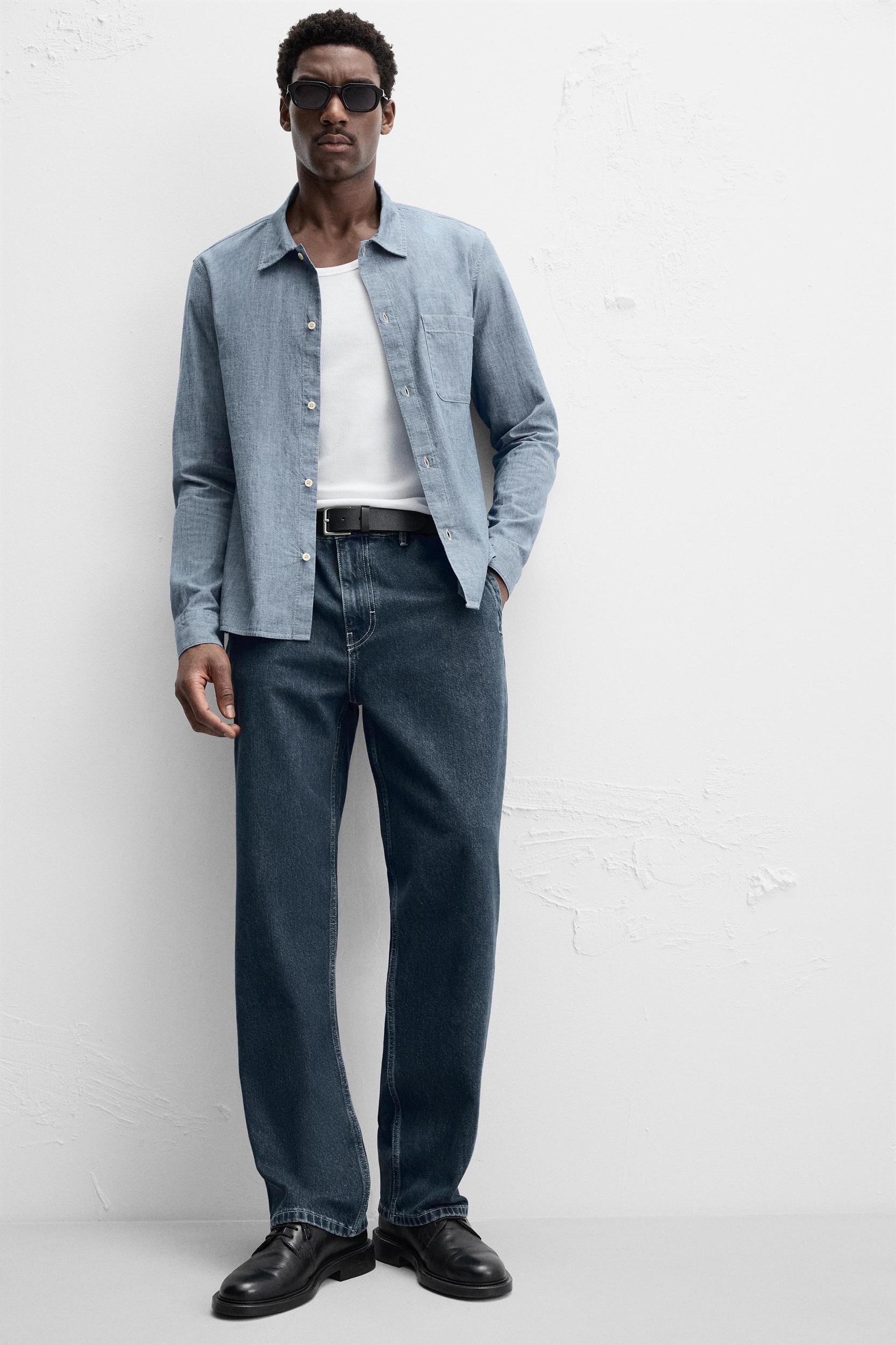 STRAIGHT FIT CHINO JEANS Product Image