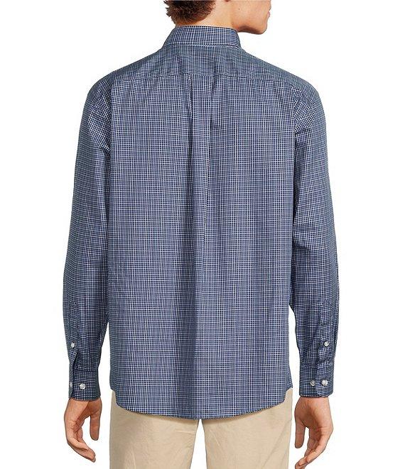 Gold Label Roundtree & Yorke Non-Iron Long Sleeve Small Check Sport Shirt Product Image