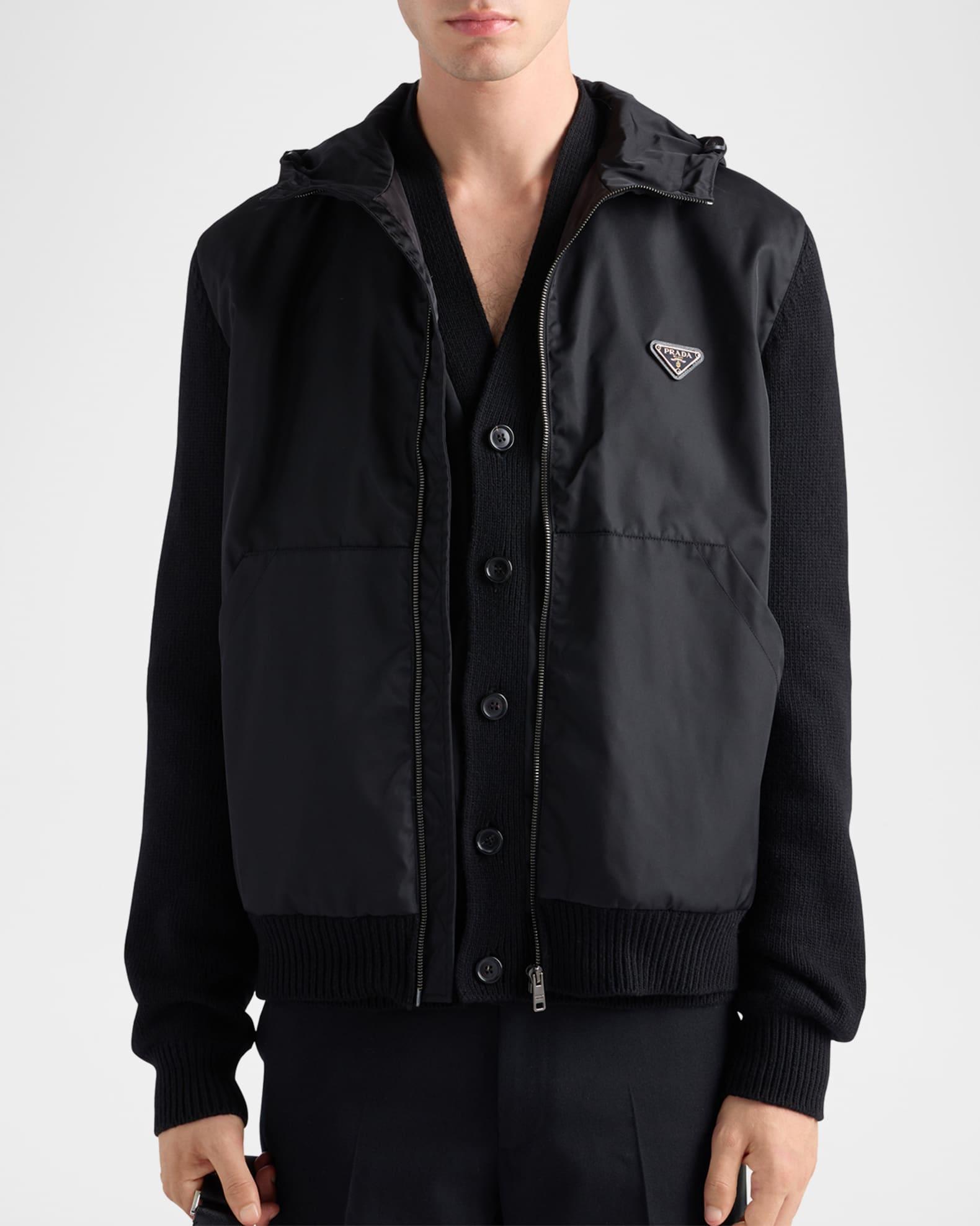 Men's Cashmere-Wool Hooded Sweater Product Image