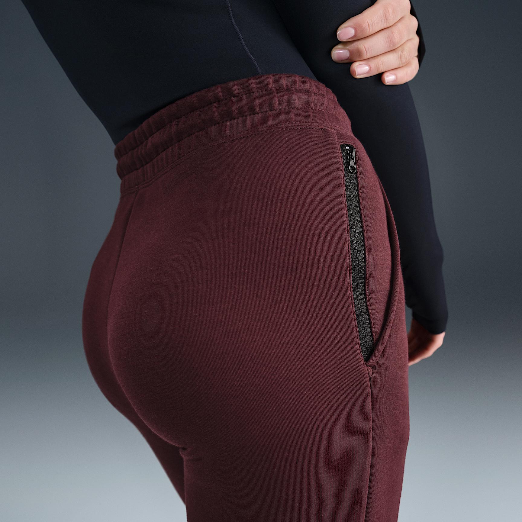 Womens Nike Sportswear Tech Fleece Mid-Rise Jogger Pants | FB8330-652 Product Image