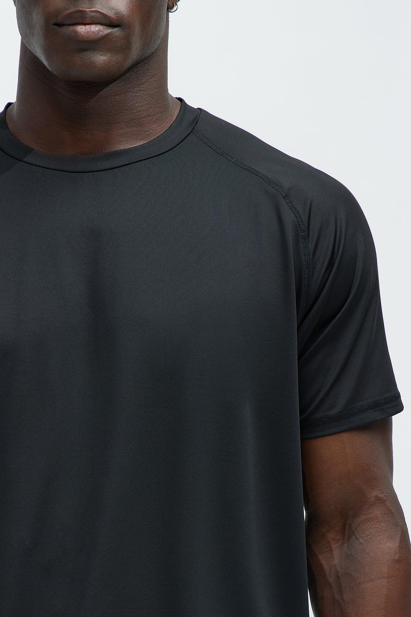 Vital Active Raglan Tee - Black Product Image