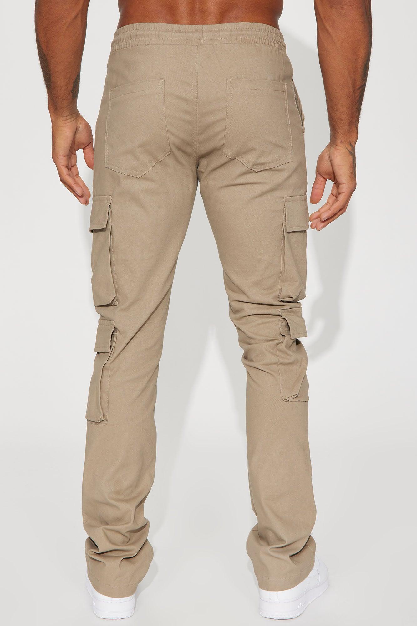 Do It To You Relaxed Cargo Pants - Taupe Product Image
