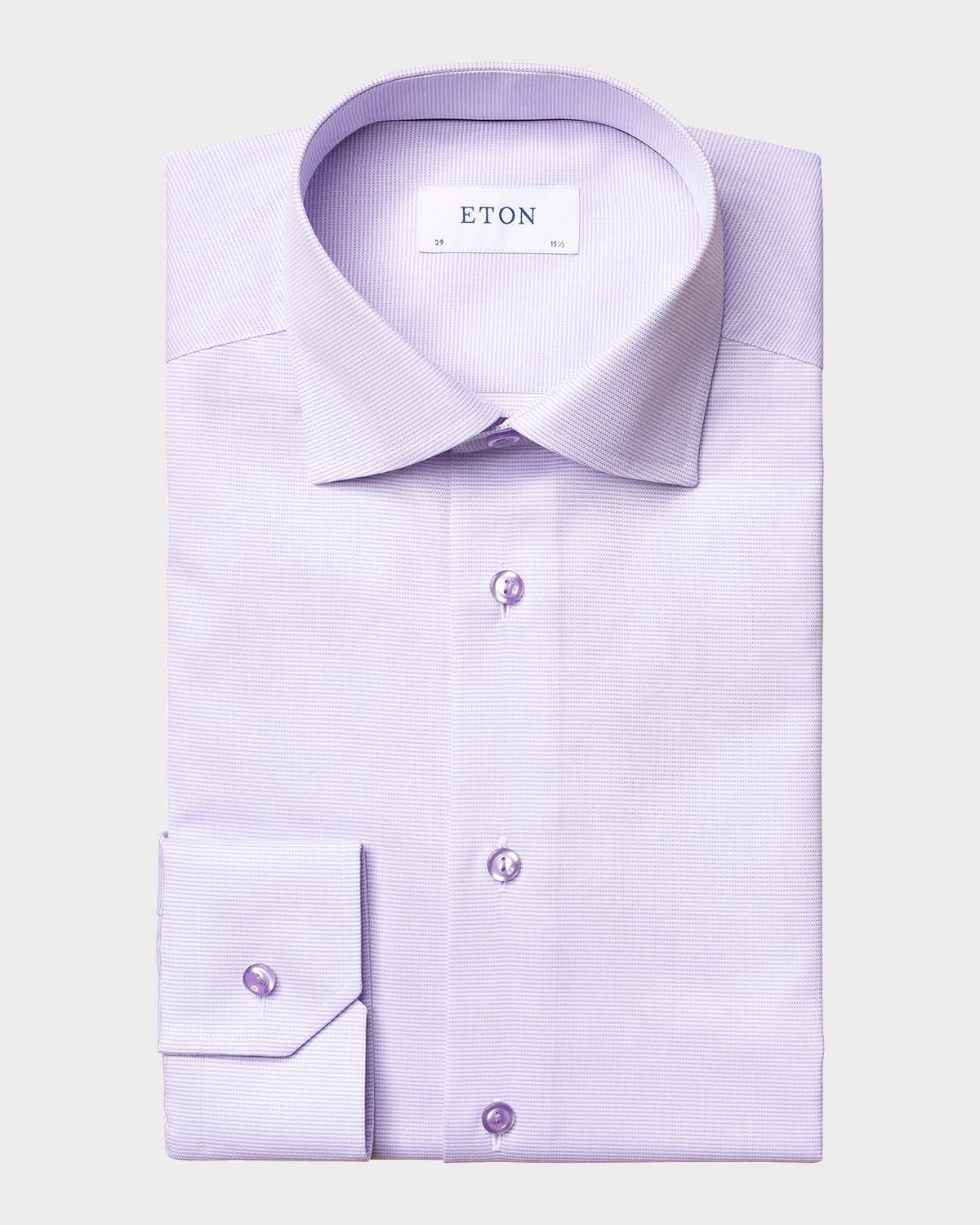 Mens Contemporary-Fit Textured Solid Shirt Product Image