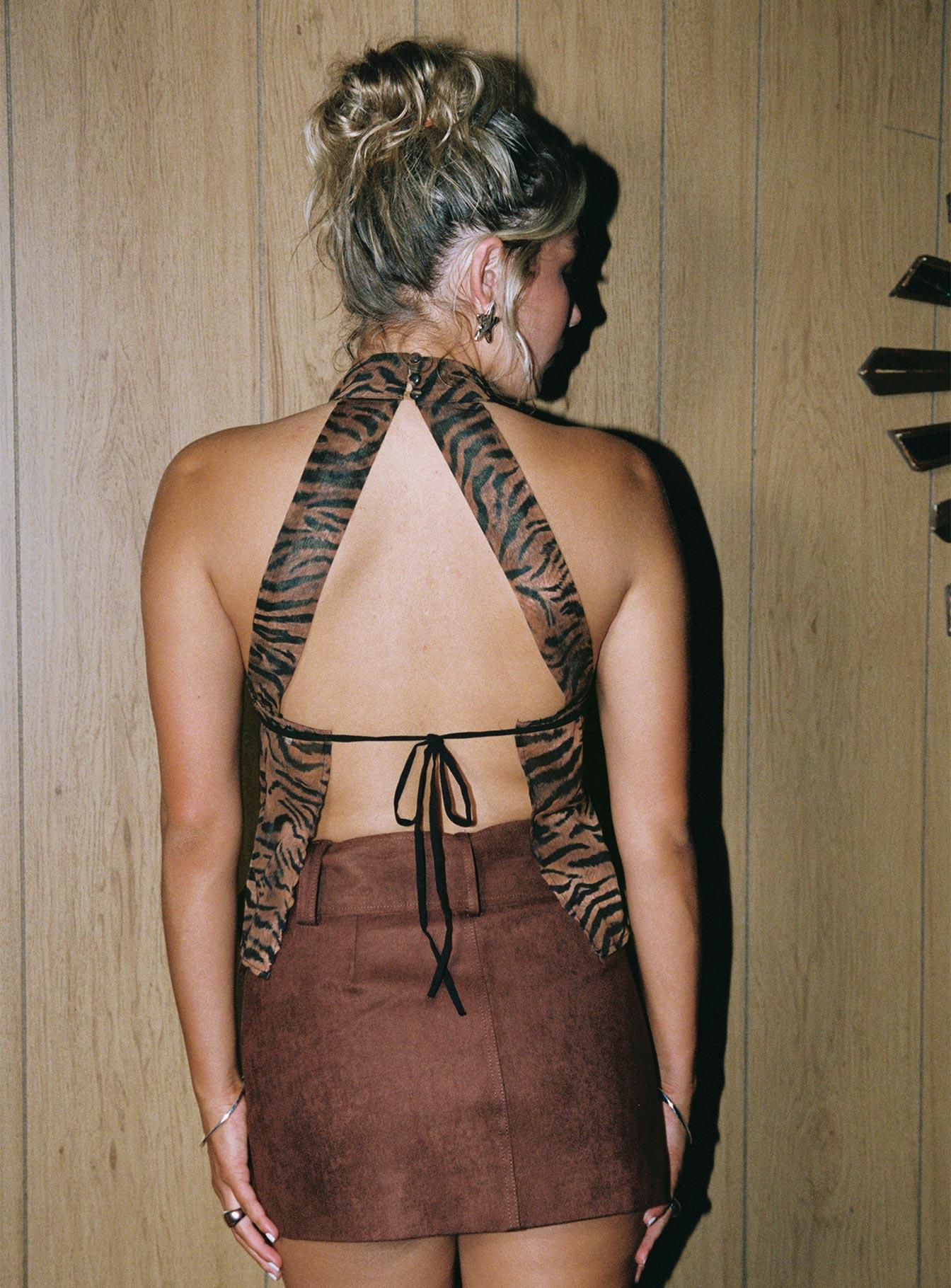 Shakti Halter Top Tiger Product Image